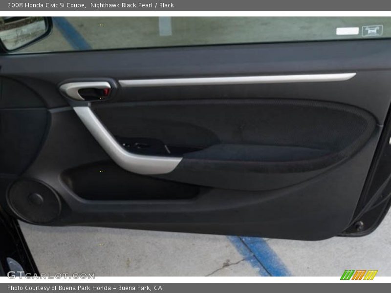 Nighthawk Black Pearl / Black 2008 Honda Civic Si Coupe
