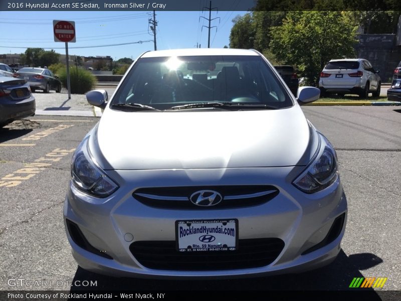 Ironman Silver / Gray 2016 Hyundai Accent SE Sedan