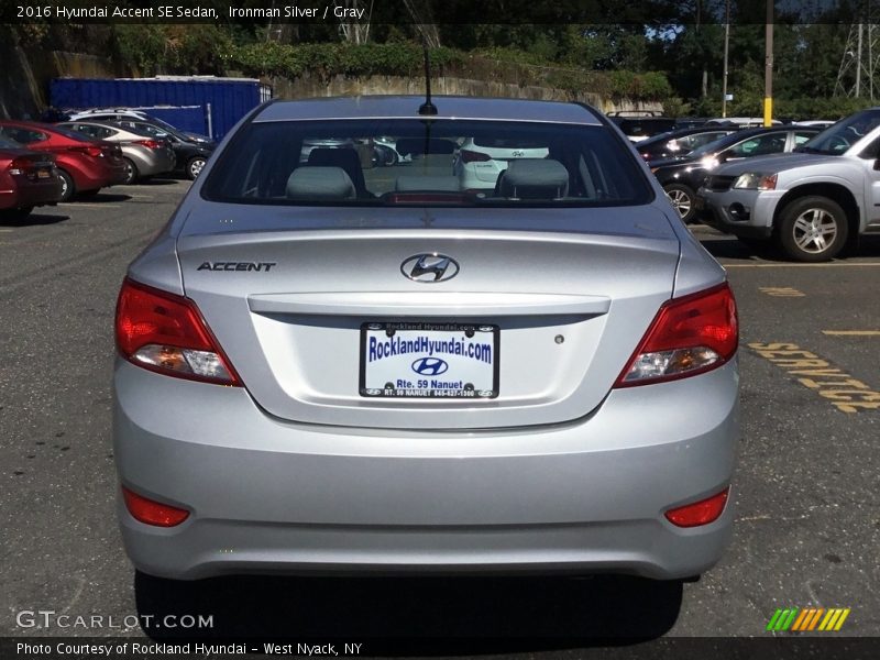 Ironman Silver / Gray 2016 Hyundai Accent SE Sedan