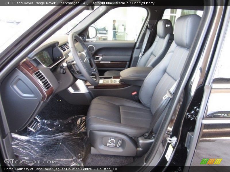 Santorini Black Metallic / Ebony/Ebony 2017 Land Rover Range Rover Supercharged LWB