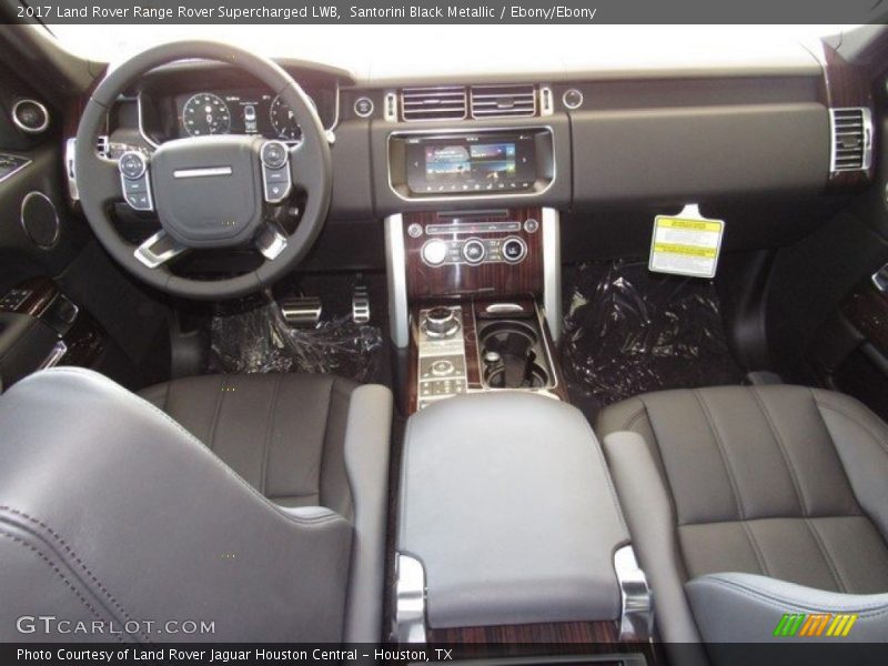 Santorini Black Metallic / Ebony/Ebony 2017 Land Rover Range Rover Supercharged LWB