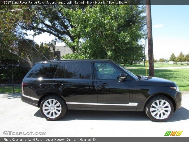 Santorini Black Metallic / Ebony/Ebony 2017 Land Rover Range Rover Supercharged LWB