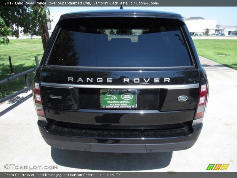Santorini Black Metallic / Ebony/Ebony 2017 Land Rover Range Rover Supercharged LWB