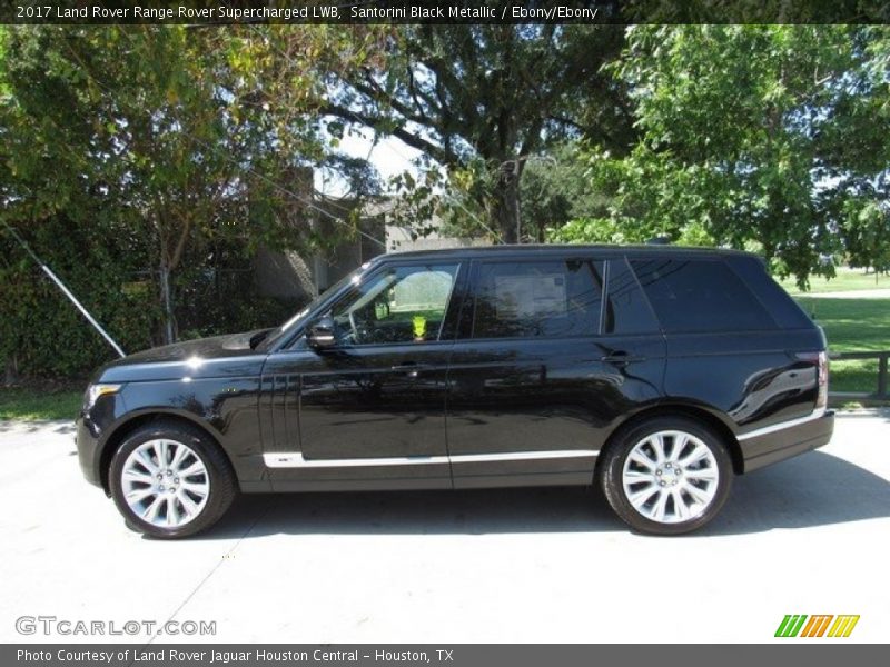 Santorini Black Metallic / Ebony/Ebony 2017 Land Rover Range Rover Supercharged LWB