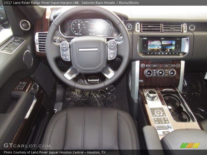 Santorini Black Metallic / Ebony/Ebony 2017 Land Rover Range Rover Supercharged LWB