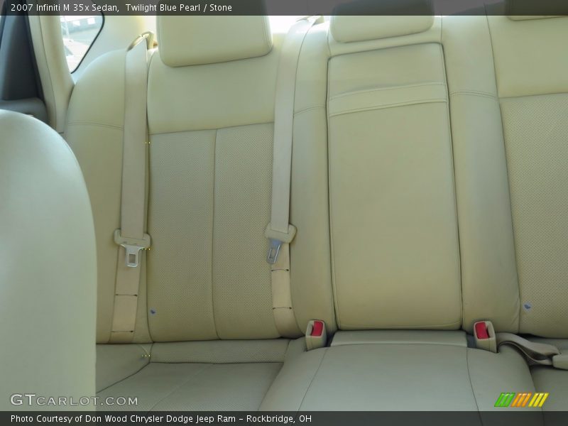 Twilight Blue Pearl / Stone 2007 Infiniti M 35x Sedan