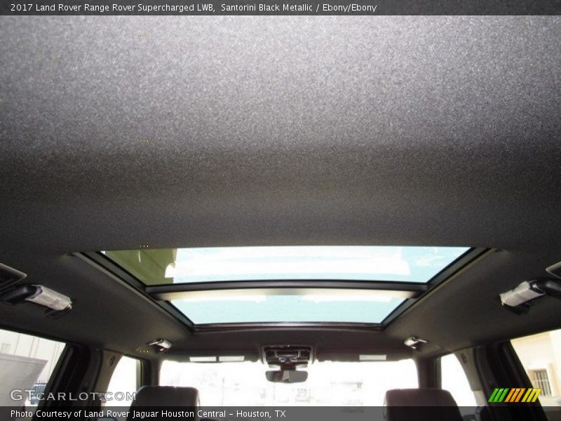 Santorini Black Metallic / Ebony/Ebony 2017 Land Rover Range Rover Supercharged LWB