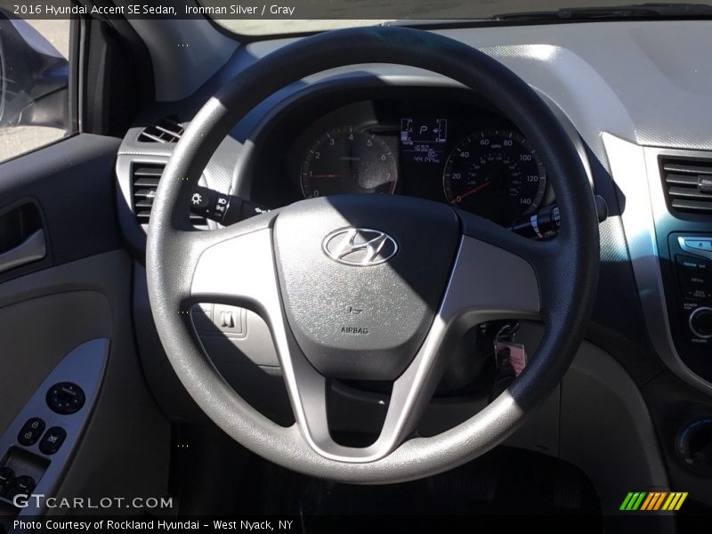 Ironman Silver / Gray 2016 Hyundai Accent SE Sedan