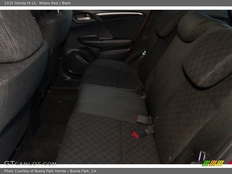Milano Red / Black 2015 Honda Fit LX