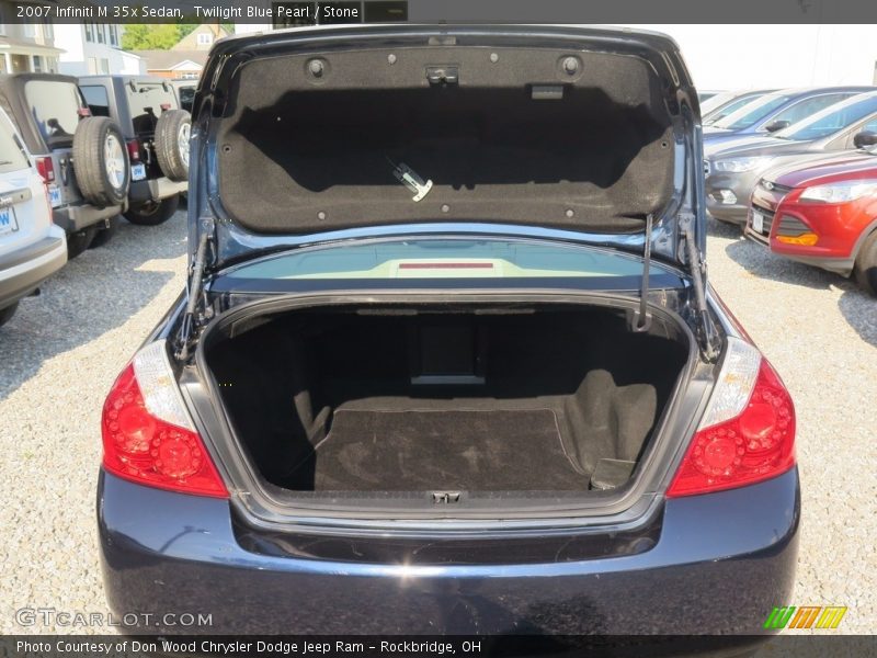 Twilight Blue Pearl / Stone 2007 Infiniti M 35x Sedan