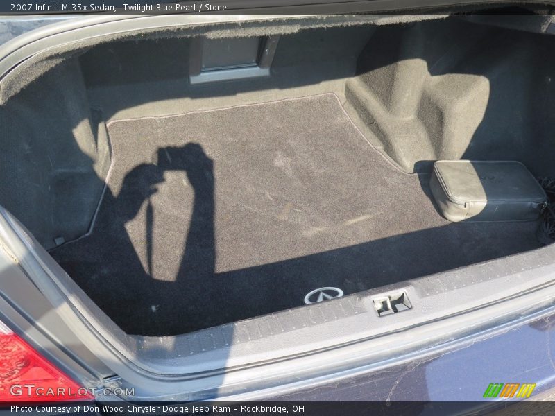Twilight Blue Pearl / Stone 2007 Infiniti M 35x Sedan
