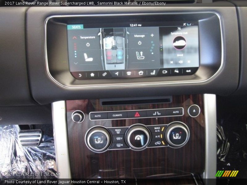Santorini Black Metallic / Ebony/Ebony 2017 Land Rover Range Rover Supercharged LWB