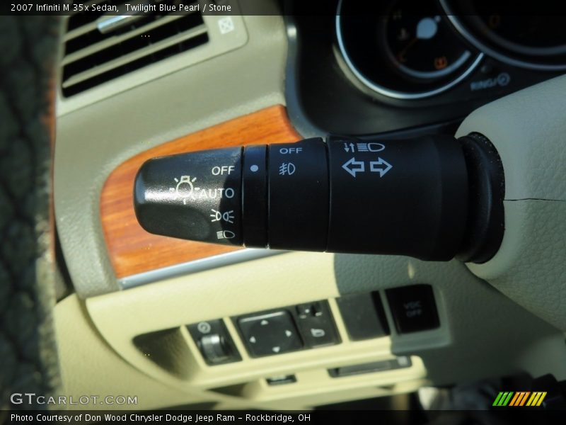 Twilight Blue Pearl / Stone 2007 Infiniti M 35x Sedan