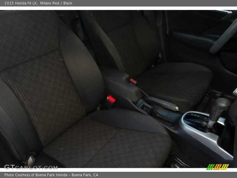 Milano Red / Black 2015 Honda Fit LX