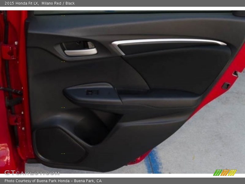 Milano Red / Black 2015 Honda Fit LX