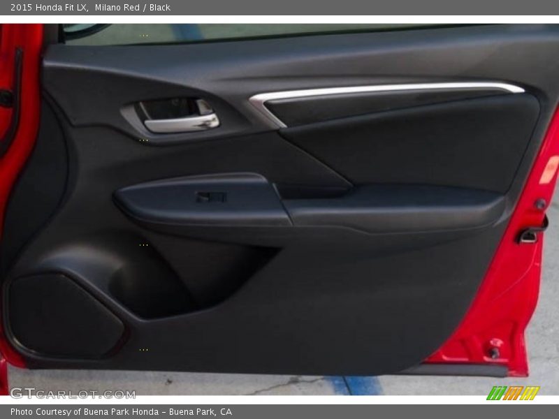 Milano Red / Black 2015 Honda Fit LX