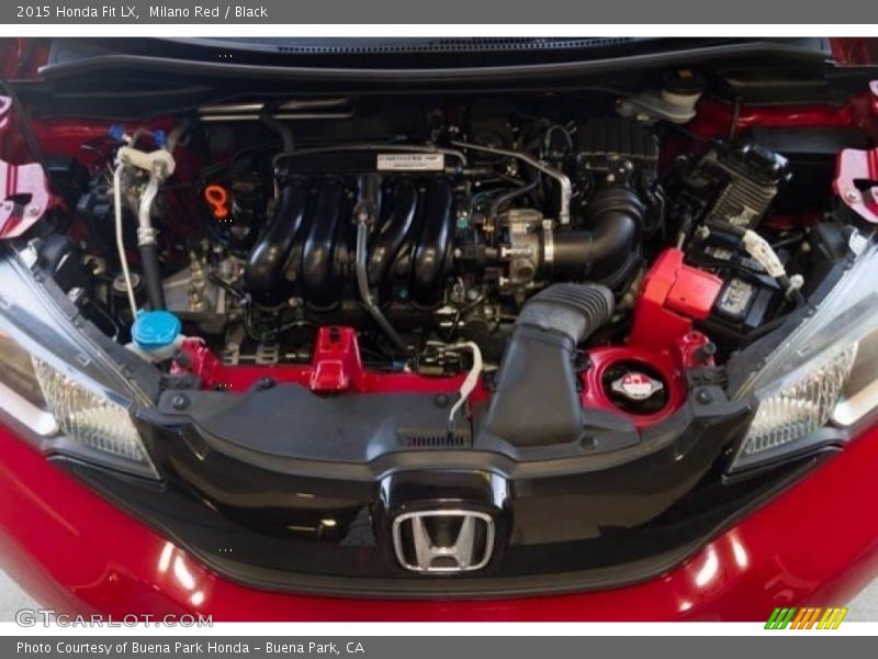 Milano Red / Black 2015 Honda Fit LX