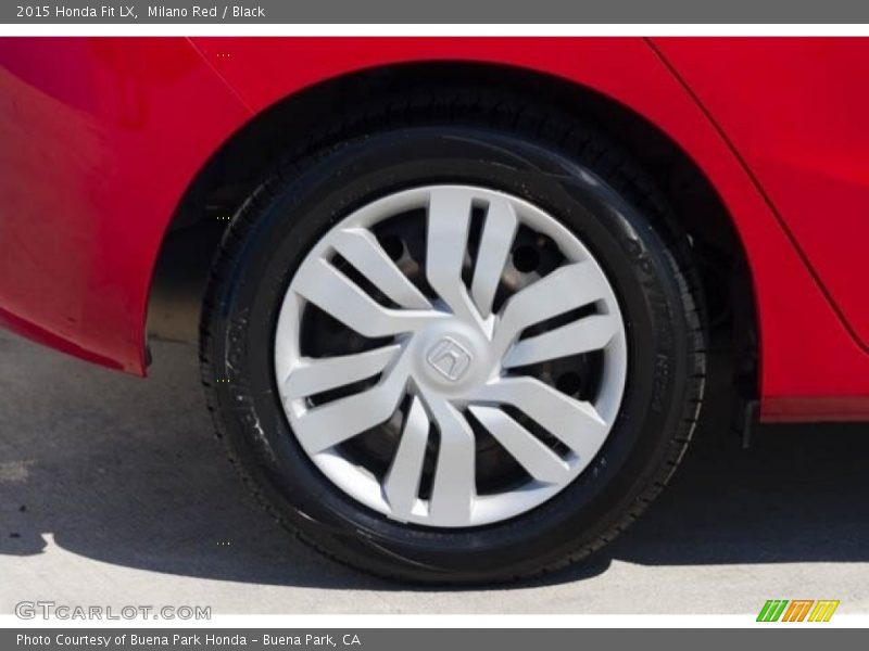 Milano Red / Black 2015 Honda Fit LX