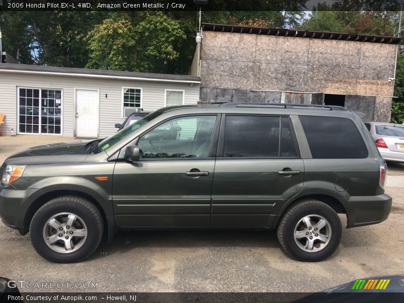 Amazon Green Metallic / Gray 2006 Honda Pilot EX-L 4WD