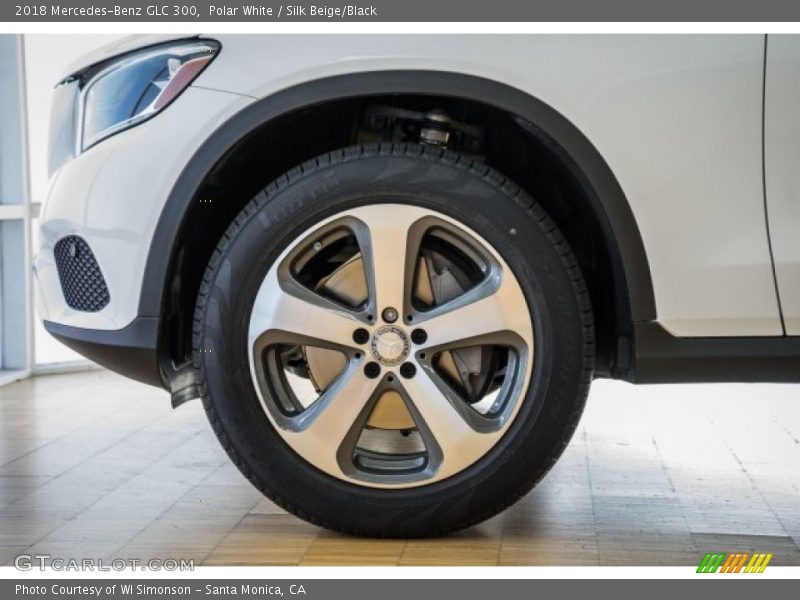 Polar White / Silk Beige/Black 2018 Mercedes-Benz GLC 300