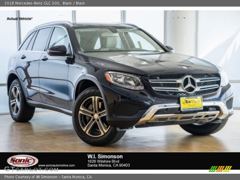 Black / Black 2018 Mercedes-Benz GLC 300