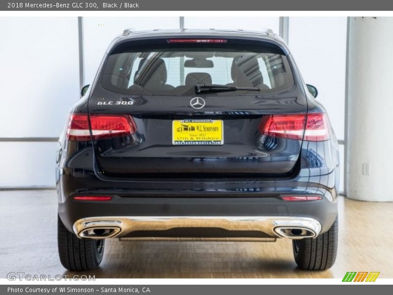 Black / Black 2018 Mercedes-Benz GLC 300