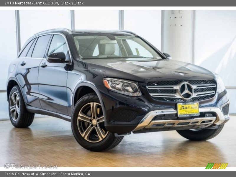 Black / Black 2018 Mercedes-Benz GLC 300