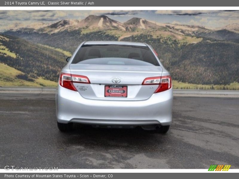 Classic Silver Metallic / Ash 2014 Toyota Camry LE
