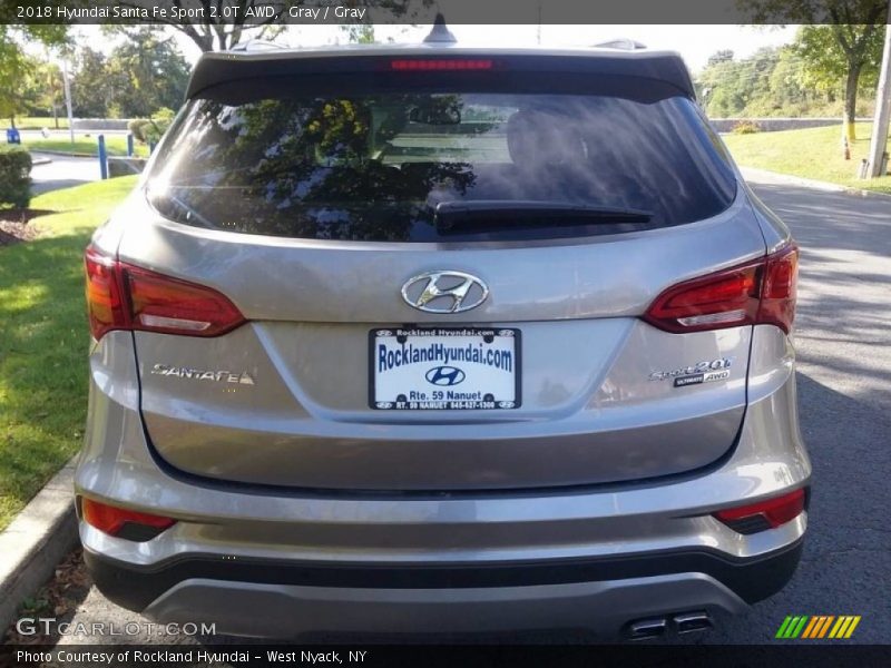 Gray / Gray 2018 Hyundai Santa Fe Sport 2.0T AWD