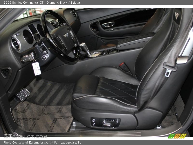 Diamond Black / Beluga 2006 Bentley Continental GT