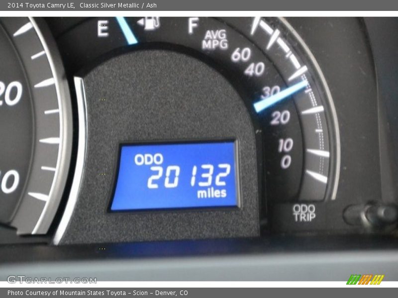 Classic Silver Metallic / Ash 2014 Toyota Camry LE
