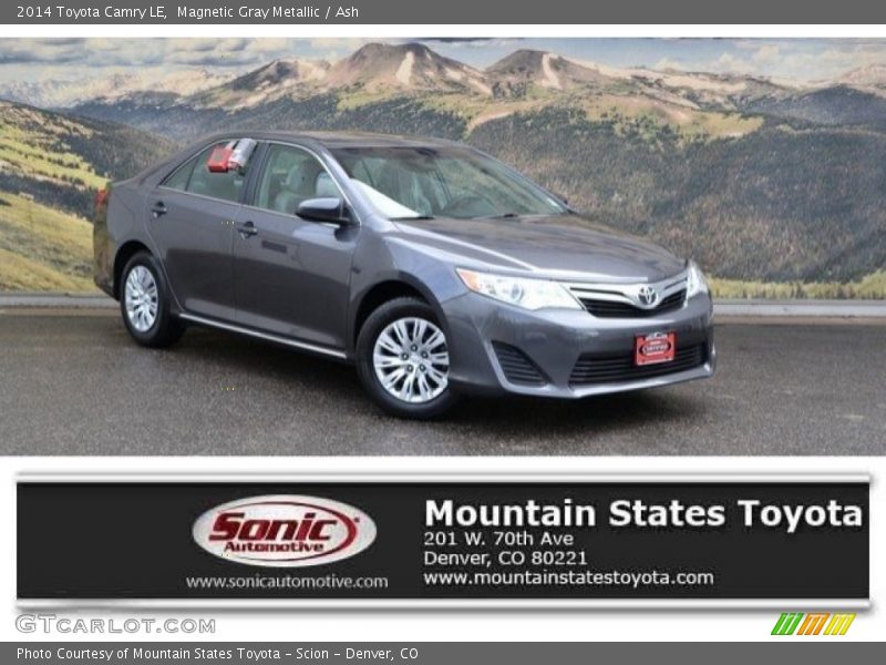 Magnetic Gray Metallic / Ash 2014 Toyota Camry LE