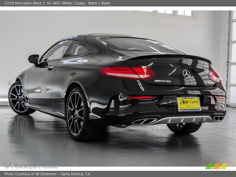 Black / Black 2018 Mercedes-Benz C 43 AMG 4Matic Coupe