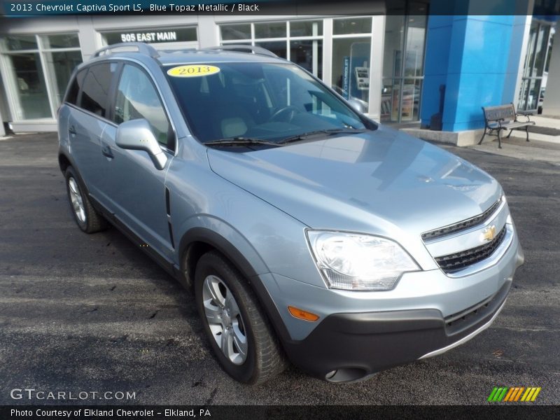 Blue Topaz Metallic / Black 2013 Chevrolet Captiva Sport LS