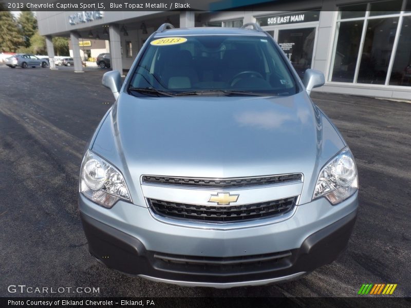 Blue Topaz Metallic / Black 2013 Chevrolet Captiva Sport LS