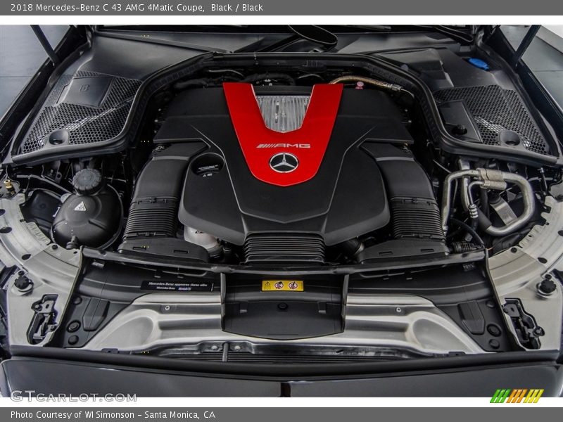 Black / Black 2018 Mercedes-Benz C 43 AMG 4Matic Coupe