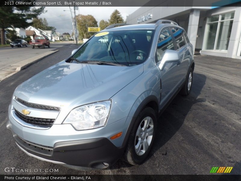 Blue Topaz Metallic / Black 2013 Chevrolet Captiva Sport LS