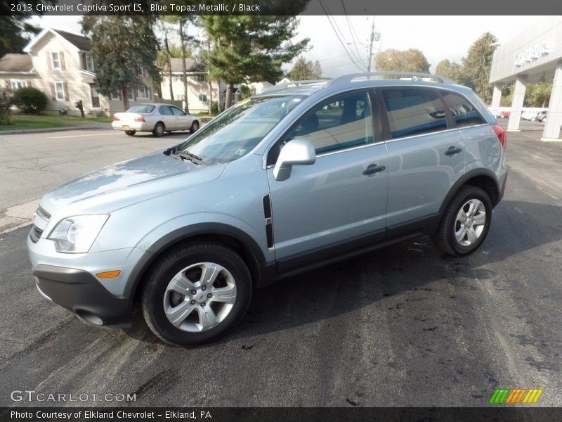 Blue Topaz Metallic / Black 2013 Chevrolet Captiva Sport LS