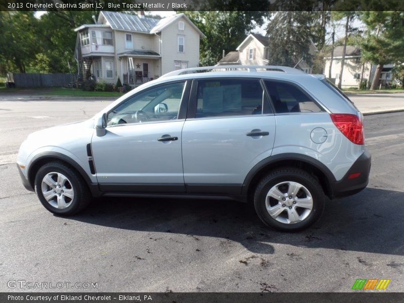 Blue Topaz Metallic / Black 2013 Chevrolet Captiva Sport LS