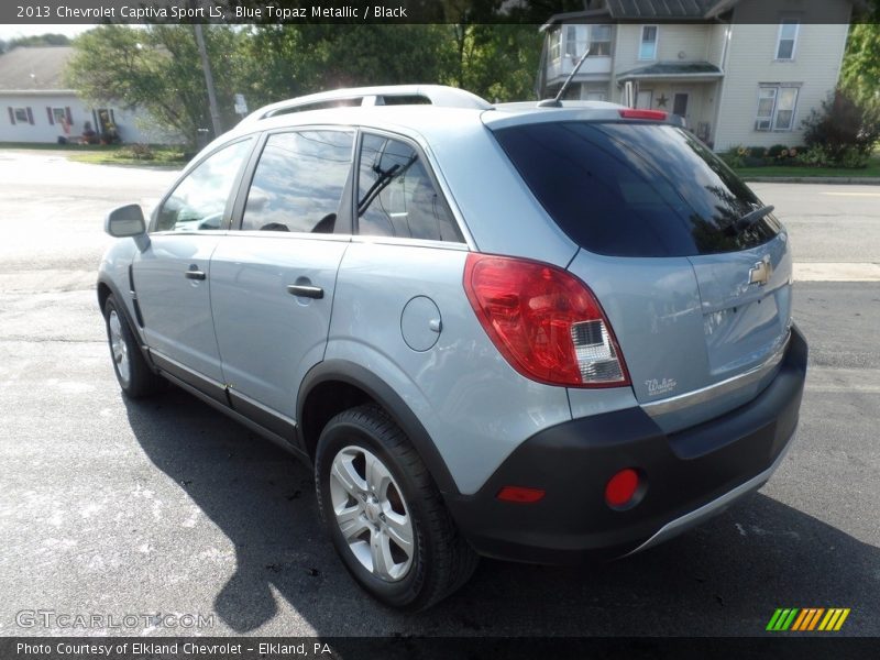 Blue Topaz Metallic / Black 2013 Chevrolet Captiva Sport LS