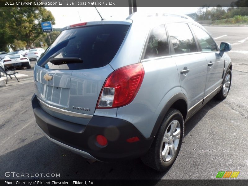 Blue Topaz Metallic / Black 2013 Chevrolet Captiva Sport LS