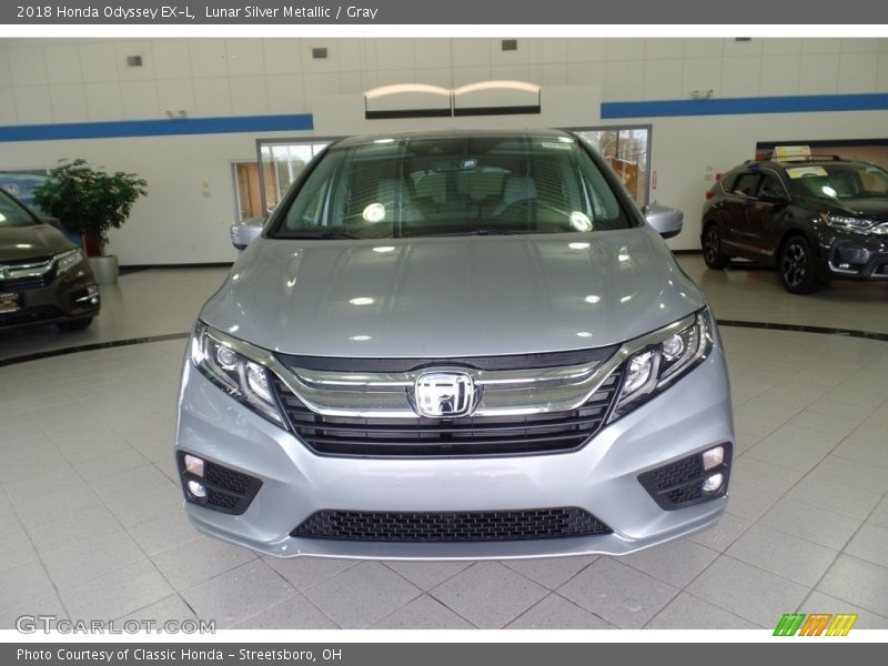 Lunar Silver Metallic / Gray 2018 Honda Odyssey EX-L
