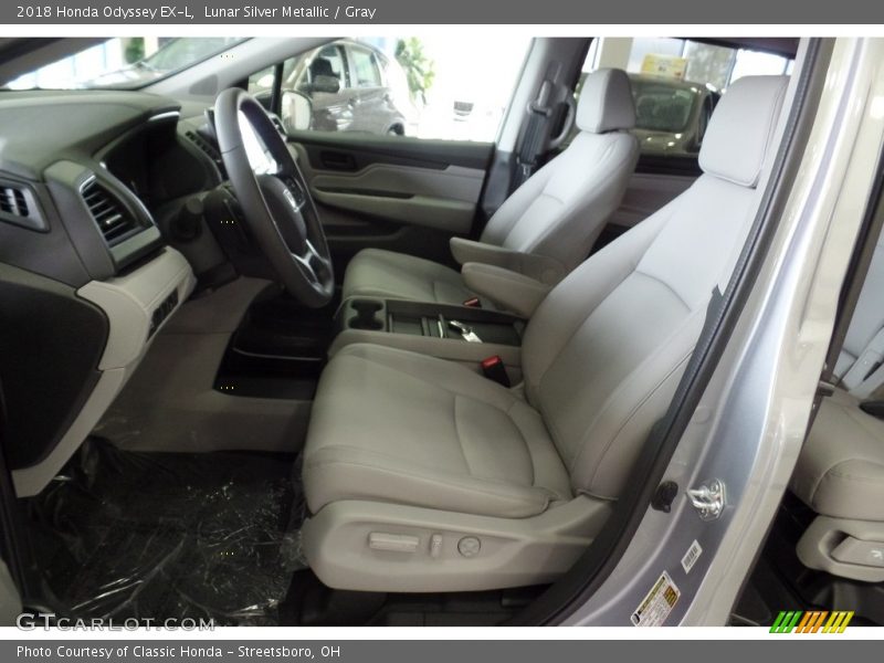 Lunar Silver Metallic / Gray 2018 Honda Odyssey EX-L