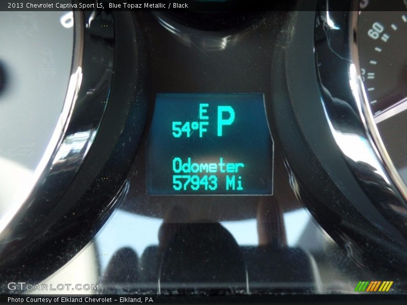 Blue Topaz Metallic / Black 2013 Chevrolet Captiva Sport LS