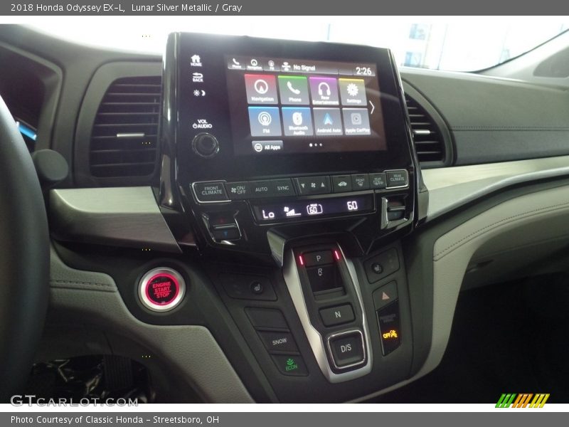 Lunar Silver Metallic / Gray 2018 Honda Odyssey EX-L