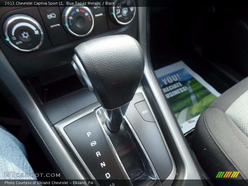 Blue Topaz Metallic / Black 2013 Chevrolet Captiva Sport LS