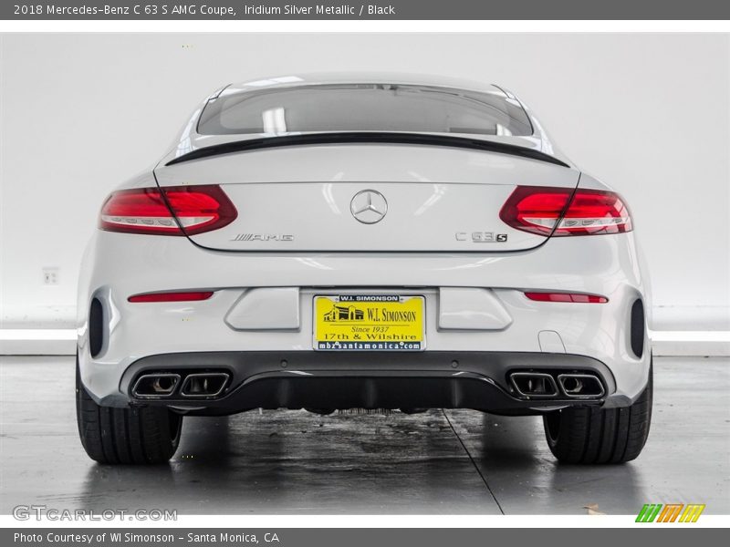 Iridium Silver Metallic / Black 2018 Mercedes-Benz C 63 S AMG Coupe