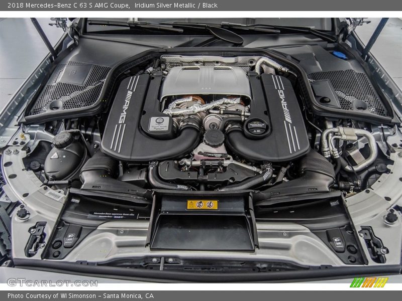  2018 C 63 S AMG Coupe Engine - 4.0 Liter AMG biturbo DOHC 32-Valve VVT V8