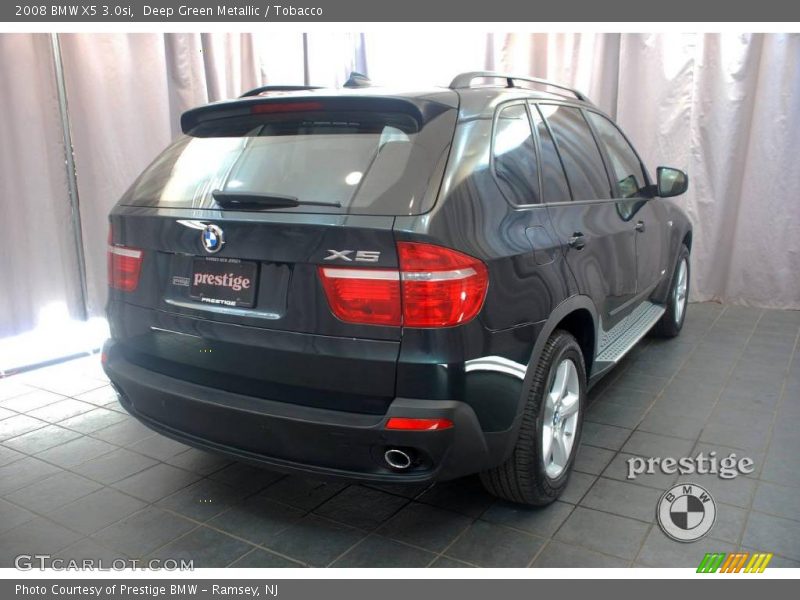 Deep Green Metallic / Tobacco 2008 BMW X5 3.0si