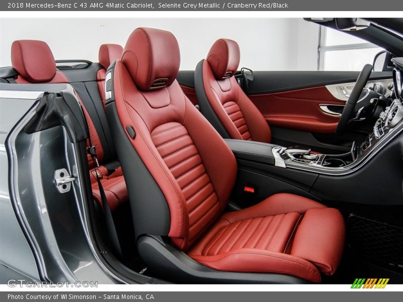  2018 C 43 AMG 4Matic Cabriolet Cranberry Red/Black Interior